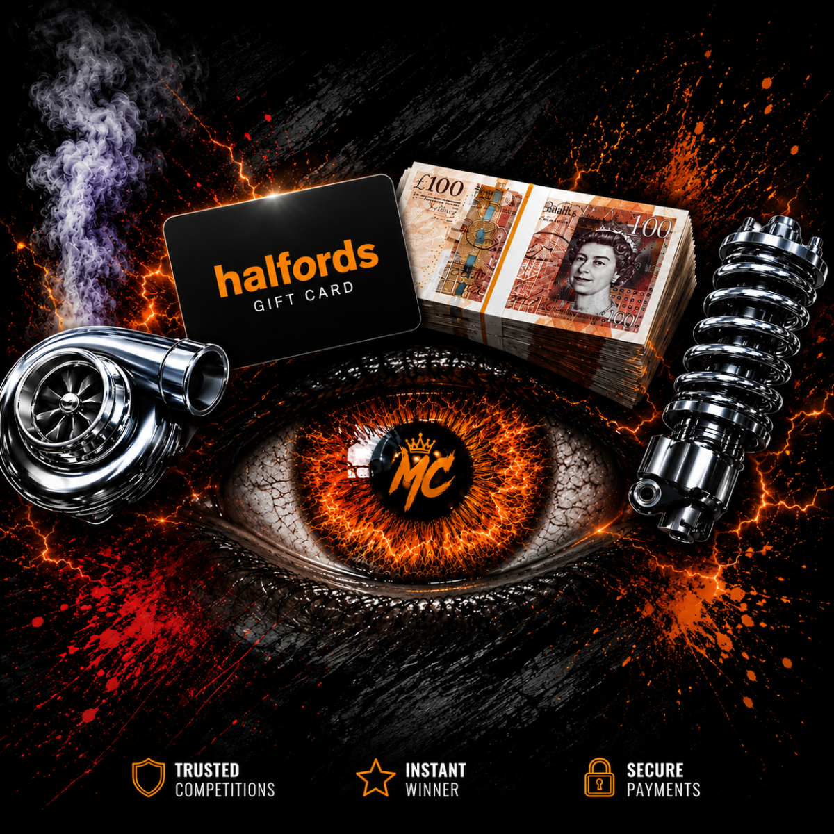 £250 Halfords Gift Card